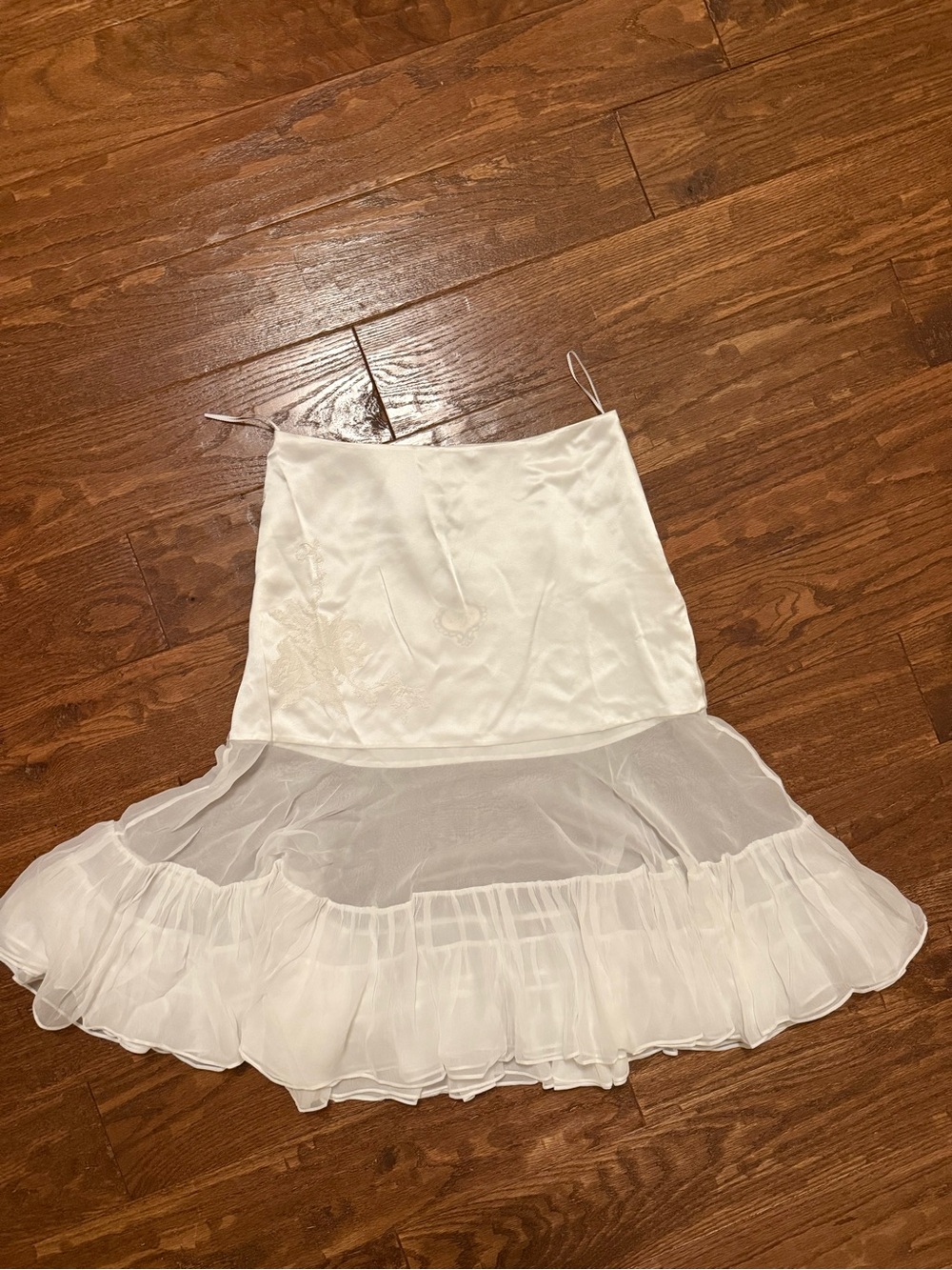 Mirror palais crinoline skirt white